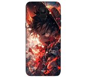 Coque maniacase pour Samsung Galaxy A8 2018 One piece Luffy énervé art manga anime