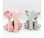 20CM bebé lindo elefante juguete de peluche muñeca suave Animal peluche juguete niños regalo de cumpleaños WBL color rosa