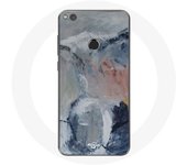 Coque pour Huawei P8 Lite 2017 Fond de texture abstraite gris