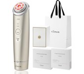 Equipo facial YA-MAN Lift Up Photo Plus Shiny Neo Power Booster Pad Set de 2 RF EMS Limpieza de poros Hidratación YJFM18NAM