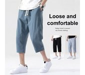 Pantalones deportivos para hombre, holgados, rectos, de pierna ancha, con cordón, cintura elástica, suaves, transpirables, de color sólido, para gimnasio, entrenamiento, jogging, pantalones cortos XXXL caqui
