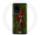 Coque pour Samsung Galaxy S20 Ultra Pionus Perroquet Rouge