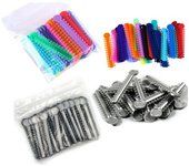 5 uds Dental ortodoncia ligadura elastomérica anillo bandas elásticas tirantes