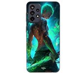 Coque Maniacase pour Samsung Galaxy A52s 5g One piece Zoro 3D Manga anime Fanart