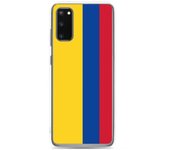 Coque Téléphone - Samsung - Galaxy S20 Plus - Drapeau Colombie - Souple - Multicolore