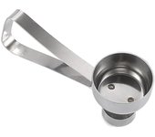 Herramienta para cascar huevos de acero inoxidable: abridor, cortador y destapador de cáscaras de huevo para obtener huevos cocidos perfectos: cortador de huevos y rebanador de huevos de mano para utensilios de cocina s