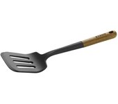 Espátula - STAUB - 31 cm - Silicona Negra - Bois d'Acacia - Ergonomique