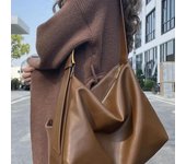 Versión coreana de bolso todo en uno, bolso de hombro suave y sencillo, bolso grande, bolso cruzado de gran capacidad para mujer, marea negro