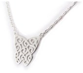 Les Trésors De Lily [J9616] - Collier Argent 'Papillon' argenté (rhodié) - 18x20 mm plata