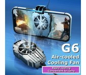Radiador de teléfono móvil G6 para accesorios de juegos PUBG, ventilador silencioso para iPhone, Samsung y Xiaomi, enfriador de juegos universal.