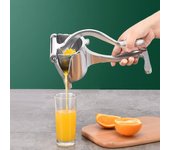 Exprimidor manual de jugo de aleación de aluminio, exprimidor de jugo a presión manual para granada, naranja, limón, jugo de caña de azúcar, herramienta de cocina para barra de frutas