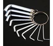 10 unids/set llave hexagonal portátil llave inglesa herramienta de reparación de bicicletas