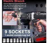 Taladro eléctrico multifuncional 3 en 1 para el hogar, destornillador de litio de mano, taladro de impacto de 21V cepillado 1pcs battery EU Plug varios colores