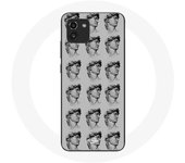 Coque pour Samsung Galaxy A03 Statue fond gris