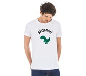 T-shirt Homme - GROGNON S blanco