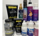 Kit de instalación de pelucas, adhesivo, removedor de pegamento, barra de cera, cinta Walker, pegamento Ultra Hold, spray de pegamento Got 2b para extensiones de cabello