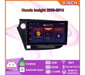 Reproductor Multimedia Icreative Android para coche para Honda Insight 2009-2014 Radio estéreo para coche WIFI reproductor de navegador GPS 2+32GB
