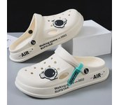 Pantuflas de playa cerradas, antideslizantes y con suela gruesa para hombre (2023) 42-43 (Consider one size up)