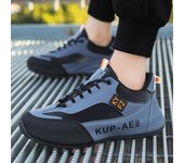 Zapatillas vulcanizadas de lujo para hombre, zapatos sociales para exteriores, zapatos de entrenamiento antideslizantes con cordones, mocasines casuales, zapatos deportivos de verano 39 azul