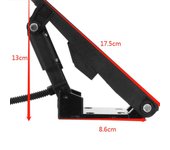 Control de velocidad del triciclo del scooter eléctrico con acelerador de pedal negro