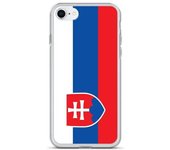 Funda iPhone - Eslovaquia - SE 2020 - Souple - Multicolore - Design Drapeau