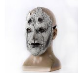 Máscara de terror Maldad Juego de rol Horror Disfraz Fiesta Accesorios Maldad One Size blanco