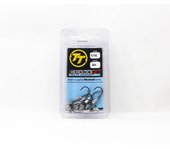Cabeza de plantilla Tackle Tactics TT Headlockz HD de 1/16 oz y 4 H, paquete de 6 (3481)