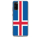 Coque Téléphone - Samsung - Galaxy S20 Plus - Drapeau Islande - Souple - Multicolore