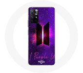 Coque pour Xiaomi Redmi Note 11s 5G Bangtan Sonyeondan Logo BTS Concept Violet