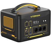 Central eléctrica portátil VTOMAN JUMP 1500X, generador solar LiFePO4 de 828 Wh, salida de CA de 1500 W, ampliable a 2376 Wh JUMP 1500X negro/amarillo
