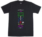 Arecibo aje Interstellar Espacio Geek Hombre Corte Normal Camiseta Negra Unisex T-shirt S