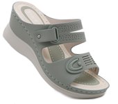 Sandalias de tacón casual de nueva moda para mujeres que usan en la playa 42