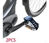 2 correas para Pedal de bicicleta estática, equipo de reposapiés de repuesto, accesorios largos resistentes, bandas de fijación