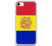 Funda iPhone - Andorra - SE 2020 - Souple - Multicolore - Design Drapeau