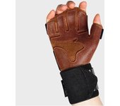 Guantes de piel de vaca antideslizantes de medio dedo 2020, equipo de fitness, barra horizontal, entrenamiento deportivo, guantes anti-levantamiento de pesas S
