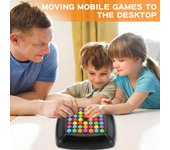 1 juego de eliminación de bolas de arcoíris con 48 cuentas de colores para padres e hijos
