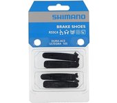 Repuestos SHIMANO Pastillas de freno para zapatas de freno tipo cartucho R55C4 pares Solo zapatas Y8L298062 (2 incluidos) negro
