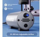 Accesorios originales ATOMSTACK de corte/grabado por láser asistidos por aire Alto flujo de aire 10-30L/min UK Plug
