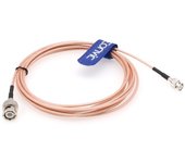 Cable coaxial Eonvic BNC a mini BNC macho recto con conector RF RG316 para monitor Atomos, cámara de vídeo 4K, Blackmagic Hyperdeck Shuttle (3 m) color rosa