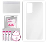 apgo Ultra Clear Protective Skin Sticker for the back compatible with Samsung Galaxy M13, Wrap Film, Hydrogel Film, Flexible, Soft TPU with positionin