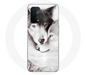 Coque pour Oppo A74 5G Loup Duo animaux