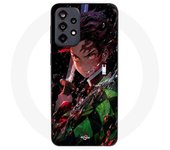 Coque Maniacase pour Samsung Galaxy A52 5g Demon Slayer Tanjiro Kamado énervé manga anime