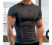 Ropa deportiva elegante con corte 3D, camiseta transpirable para hombre, camiseta deportiva para gimnasio, ropa diaria, camiseta de Fitness 8XL blanco