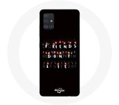 Coque pour Samsung Galaxy A51 5G Stranger Things Affiche Friends Don't Lie Joyeux noël