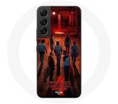 Coque pour Samsung Galaxy S21 FE Stranger Things Affiche Equipages Fan Art Saison 4