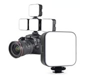 Mini luz de relleno LED para teléfono móvil, lámpara de transmisión en vivo para selfies, portátil, portátil, vídeo, fotografía, estudio, lámpara de maquillaje, luz de relleno 1pcs