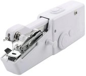 Mini máquina de coser de mano, máquina de coser eléctrica portátil, reparación rápida, adecuada para blanco