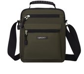 Nuevo bolso de hombro para hombre, bolso cruzado diagonal de tela Oxford moderno e informal, bolso de negocios azul oscuro