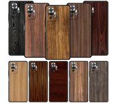 Funda de madera tallada para Xiaomi Redmi Note 10, 11, 9, 8 Pro, 10S, 9S, 7, 8T, 9T, 9A, 8A, 9C, K40 Gaming, 11T, 5G, carcasa trasera de silicona suave. Redmi Note 9S