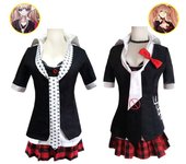 Scione Cosplay Anime Junko Enoshima Emboitement Inushio Kimuchi Dangan Ronpa Trigger Cosplay disfraz S